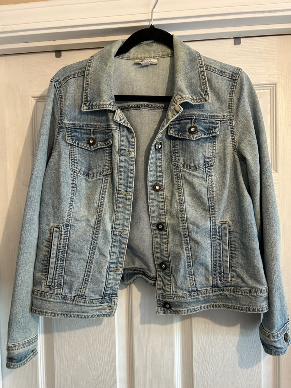 Dress Barn Light Wash Denim Jacket